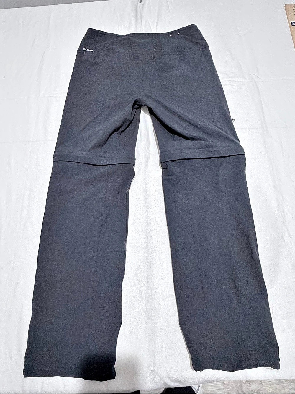 Columbia Women’s Size 10 Short Convertible Zip-Off Hiking Pants Black